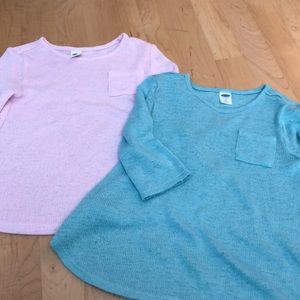 2 knit, light weight tops.